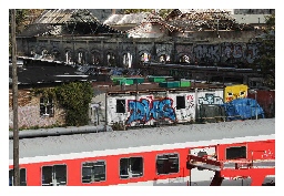 Berlin - S-Bahnhof Warschauerstraße - Jeanette Geissler - Fotografie - Graffiti - Street-Art - Brandmauern - Bahnhöfe