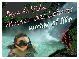 Mailart 2011 - Kolumbien - Wasser des Lebens - water of live - Jeanette Geissler - Fotomontage